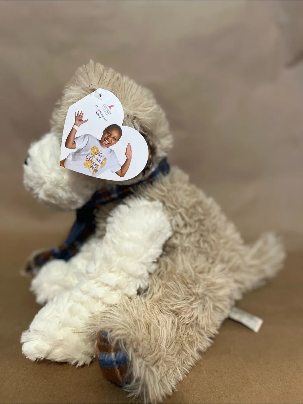 Gentle Treasures Tan Bentley Puppy Dog 12” Plush St Jude NWT